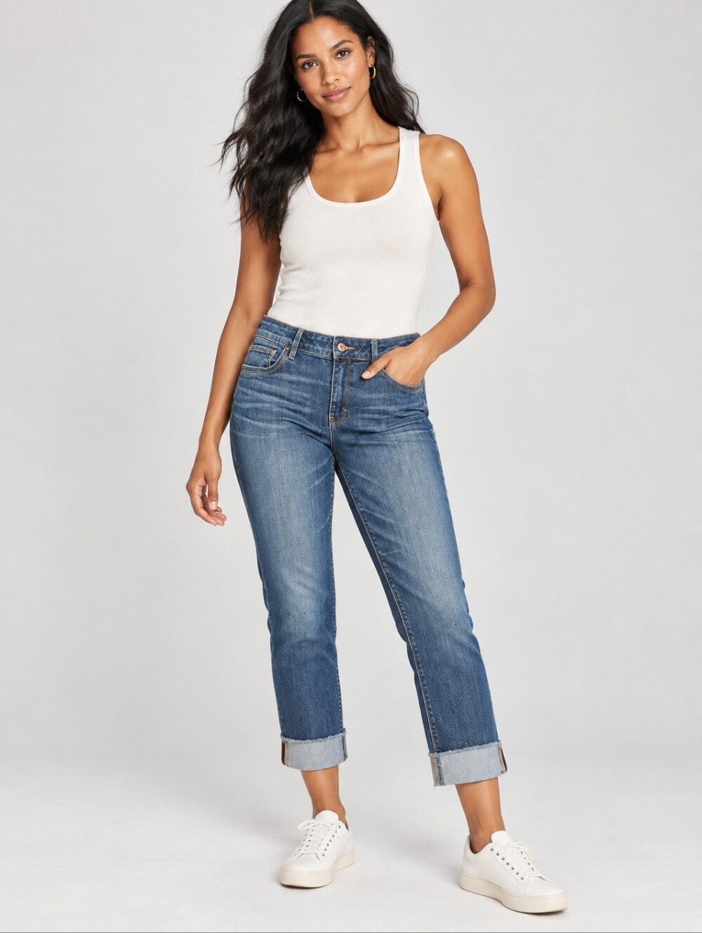 ❤️ WHITE HOUSE BLACK MARKET SLIM CROP JEANS, 8 (29)
